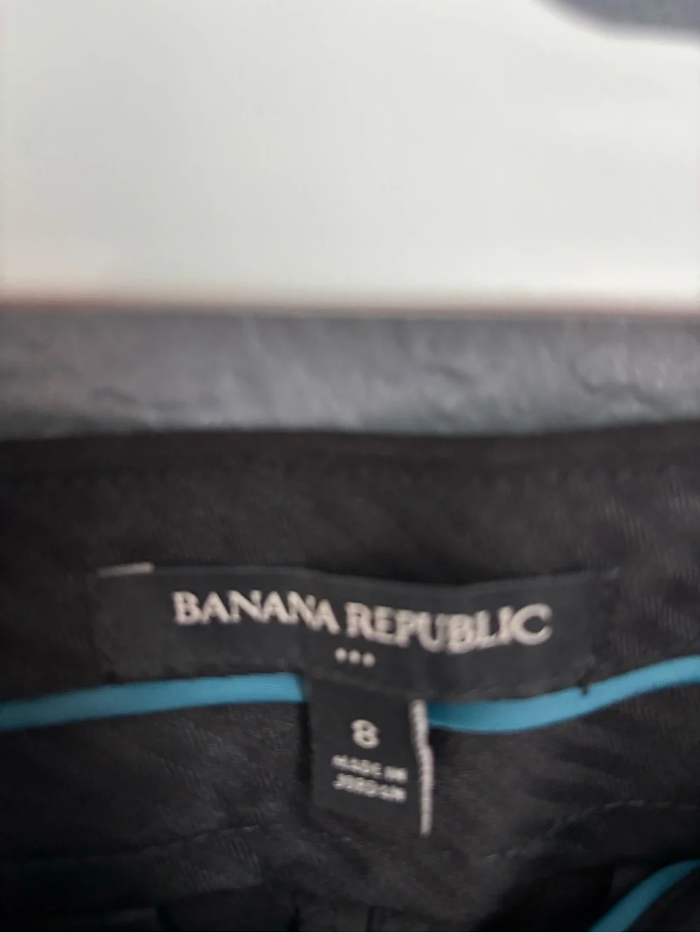 Banana Republic Black Men's Button-Accent Dress Pants